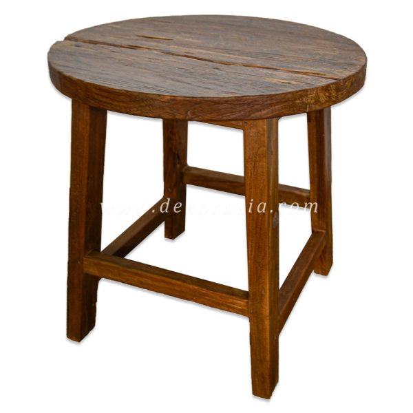 Round Rustic Stool