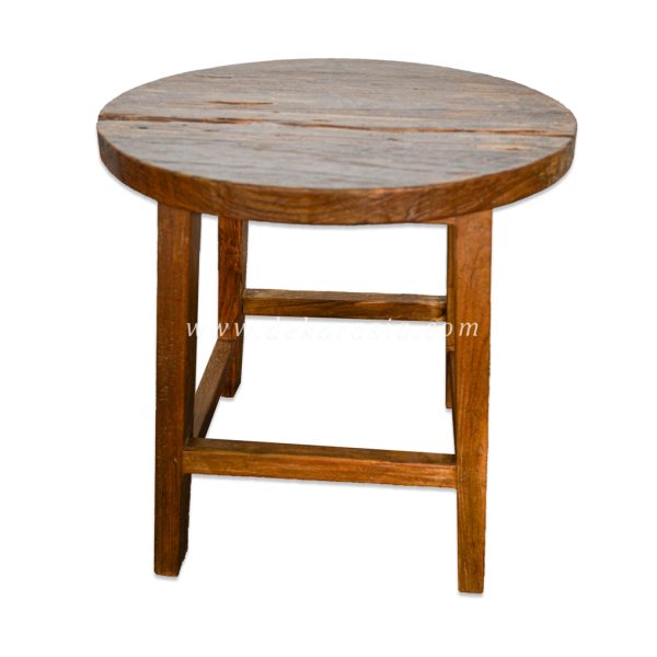 Round Rustic Stool