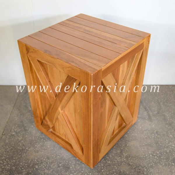 Teak Barn Stool