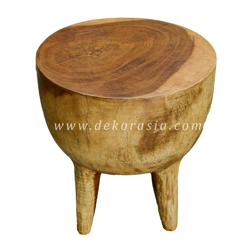 stool with 4 legs1 Suar Wood Stool
