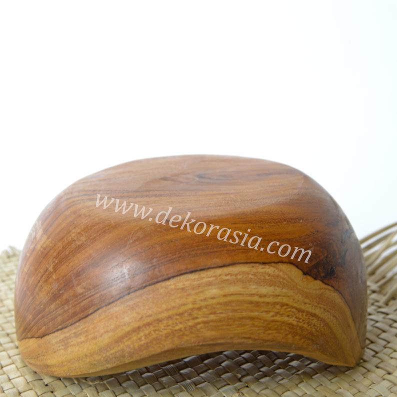 Antique Shape Teak Bowl Diameter 5.7 inches 3 Antique Shape Teak Bowl