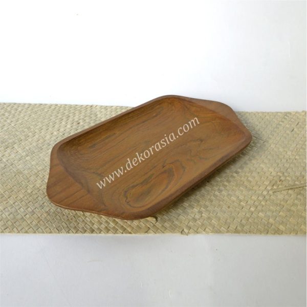 Natural Teak Wooden Tray