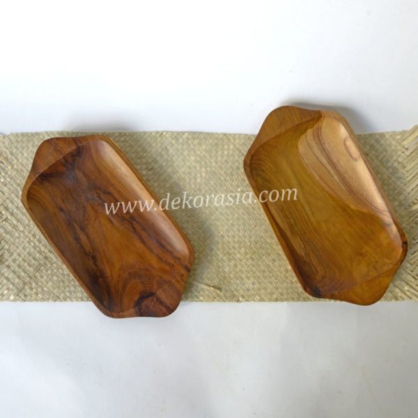 Natural Teak Wooden Tray
