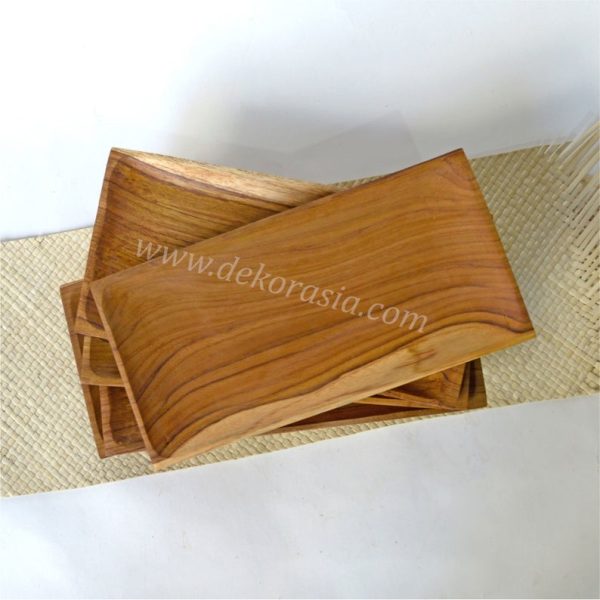 Wood Rectangle Tray