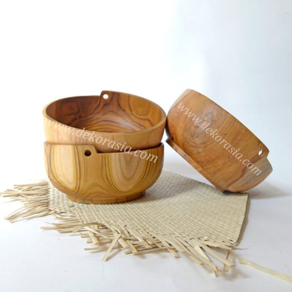 Wooden Round Bowl