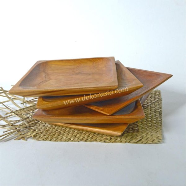 Wood Square Tray