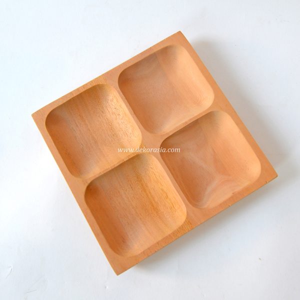 Wooden Square Tray