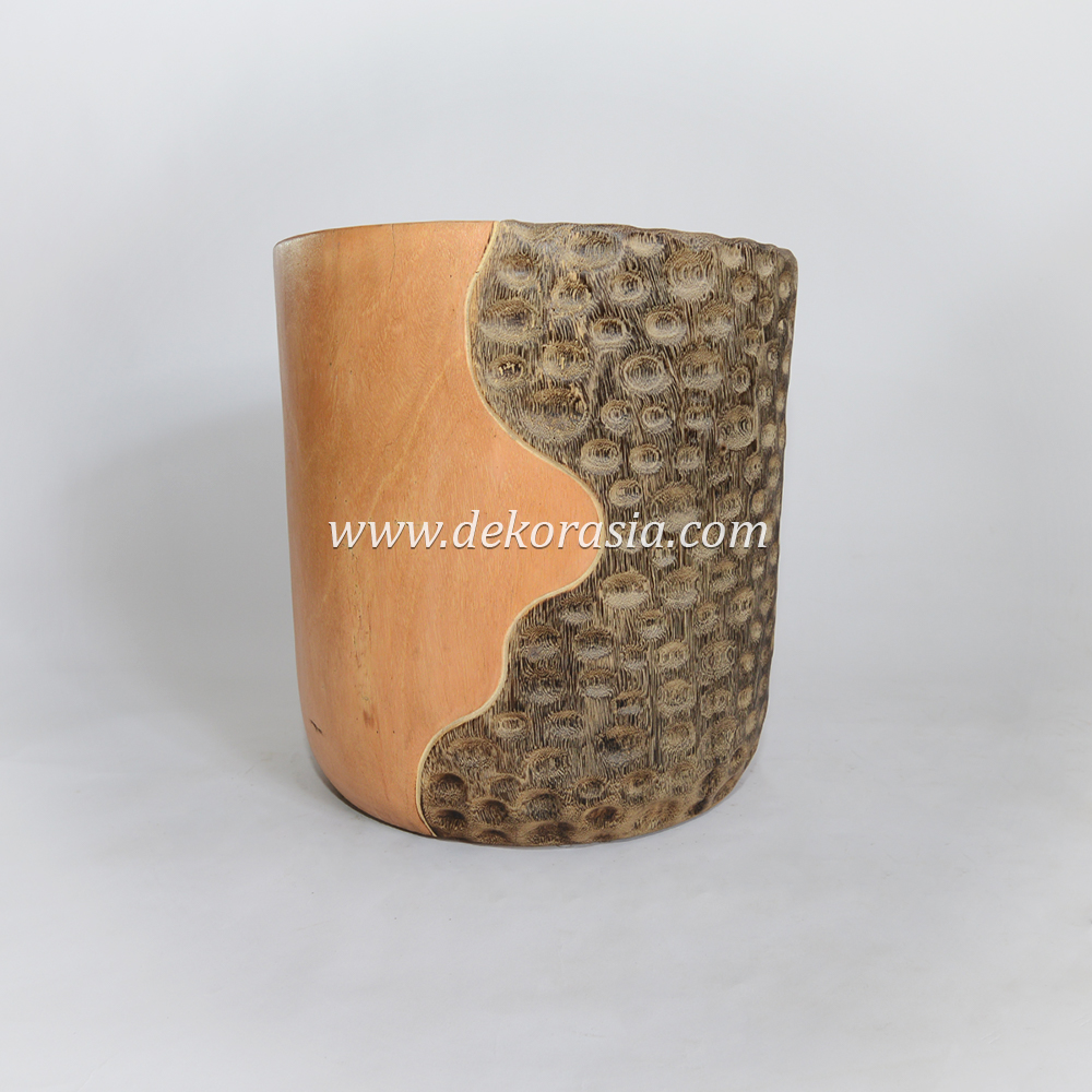 Wood Stool (4) 1 Unique Wooden Stool